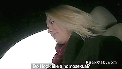 Busty amateur blonde bangs in fake taxi by the road Busty amateur blonde bangs in fake taxi by the road