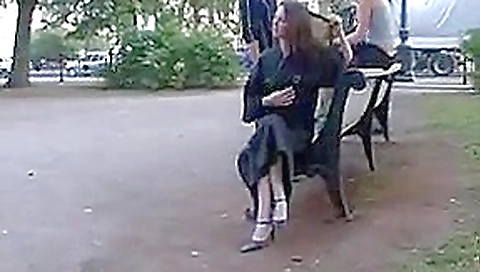 Naughty in public Girl in a matrix coat flashing in the park Naughty in public Girl in a matrix coat flashing in the park