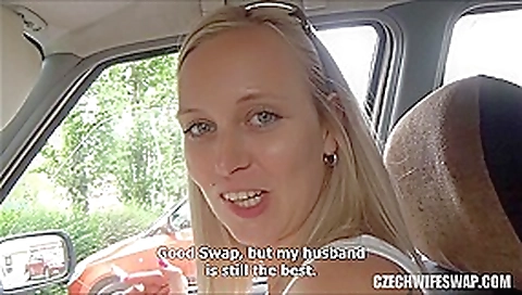 Czech Wife Swap - Outdoor Public Blowjob