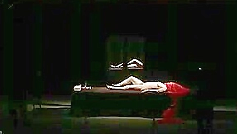 a hairy woman nude in theatre a hairy woman nude in theatre