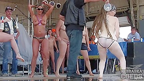 Abate 2013 Cougar and Badass Milf Wet Tshirt Contest at Iowa Biker Rally - NebraskaCoeds