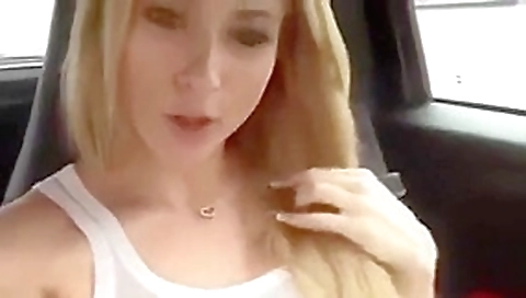 Pov car masturbation