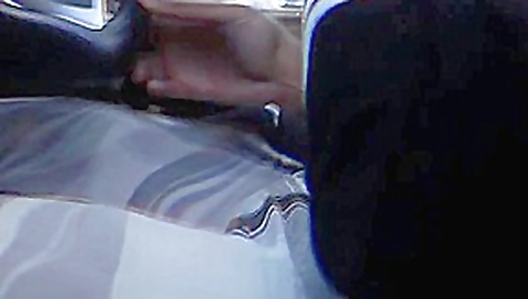 Busty bbw jerks and sucks me off while I drive