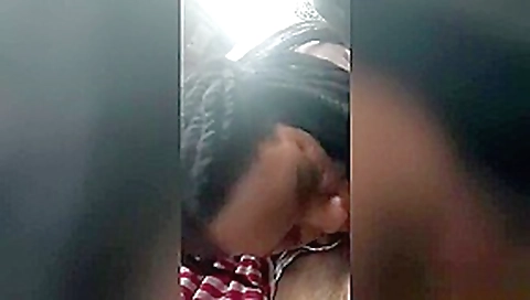 Black Hooker Giving Me A Blowjob In My Car
