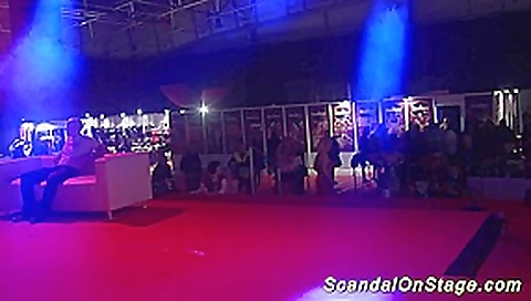 show on public show stage