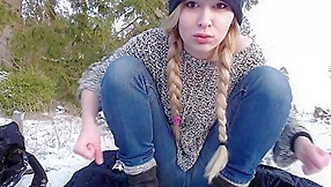 Bating in the Snow