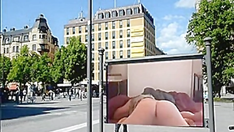 Naked public ass exposures in public