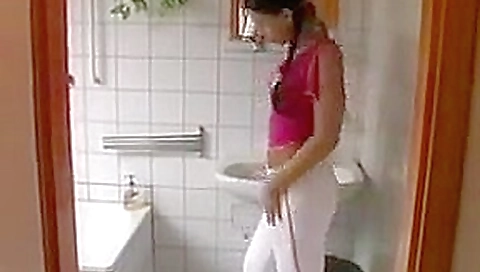 Sexy czech ten pissing and masturbate indoor outdoor Sexy czech ten pissing and masturbate indoor outdoor