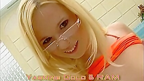 Exotic pornstar Jasmin Gold in incredible blonde, public adult clip