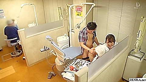 Japanese dentist risky sex at work with Nao Kiritani Japanese dentist risky sex at work with Nao Kiritani