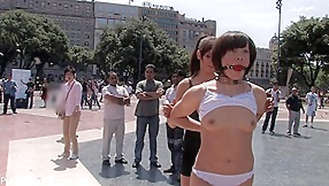 Alina Rose Gets Fucked By Two Men In Public - PublicDisgrace