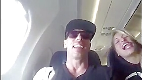 Sucking cock on a plane Sucking cock on a plane