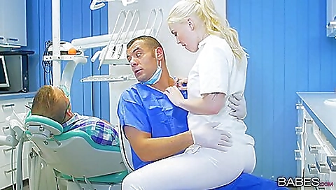 Kinky Dentist Bangs His Sexy Blonde Assistant With Misha Cross Kinky Dentist Bangs His Sexy Blonde Assistant With Misha Cross
