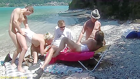 Real Public German Beach Orgy Real Public German Beach Orgy