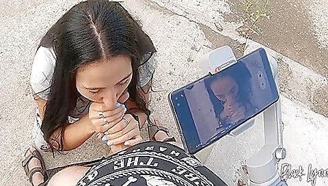 She Asked To Film Her Blowjob Skills Outdoors She Asked To Film Her Blowjob Skills Outdoors