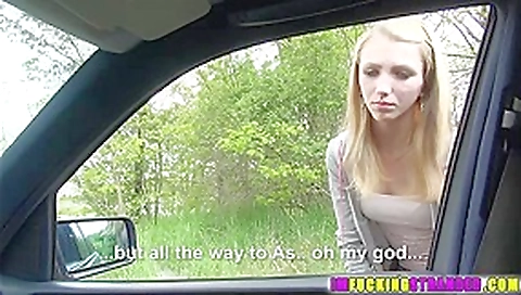 Beatrix get to rides random guy with cargets fucked on the roadside Beatrix get to rides random guy with cargets fucked on the roadside