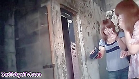 Japanese lesbo pisses Japanese lesbo pisses