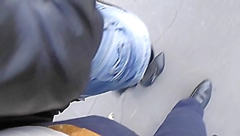 Public blowjob from a beauty Public blowjob from a beauty