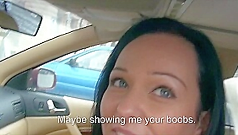 Eurobabe Natali Blue fucked in a cab to earn extra money