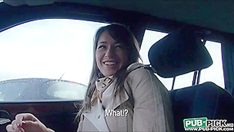Anastasia fuck session inside the car