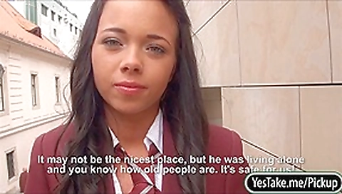Hot teen 18+ Tricia screwed up and facialed for a chunk of money