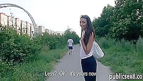 Amateur tight girl fucked in the woods in exchange for cash Amateur tight girl fucked in the woods in exchange for cash